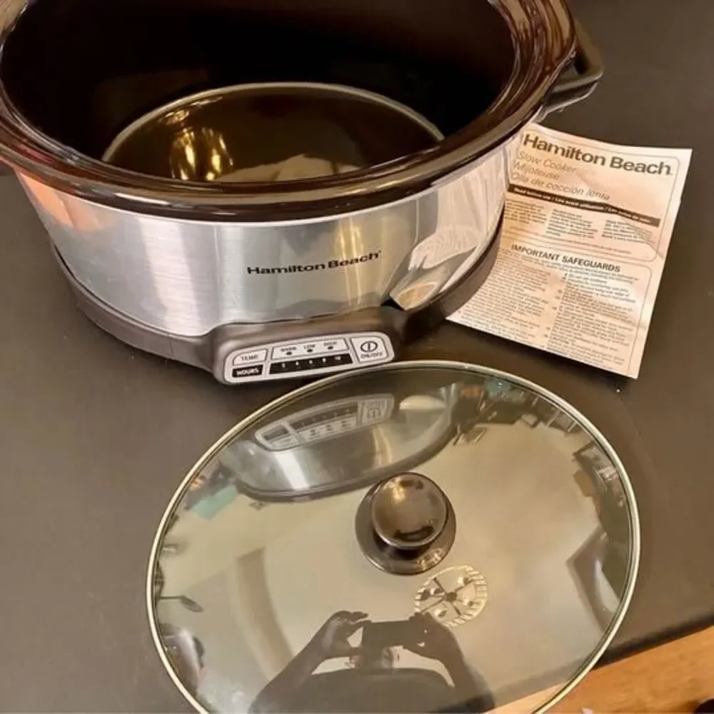 Hamilton Beach 6 Quart oProgrammable Slow Cooker NIB